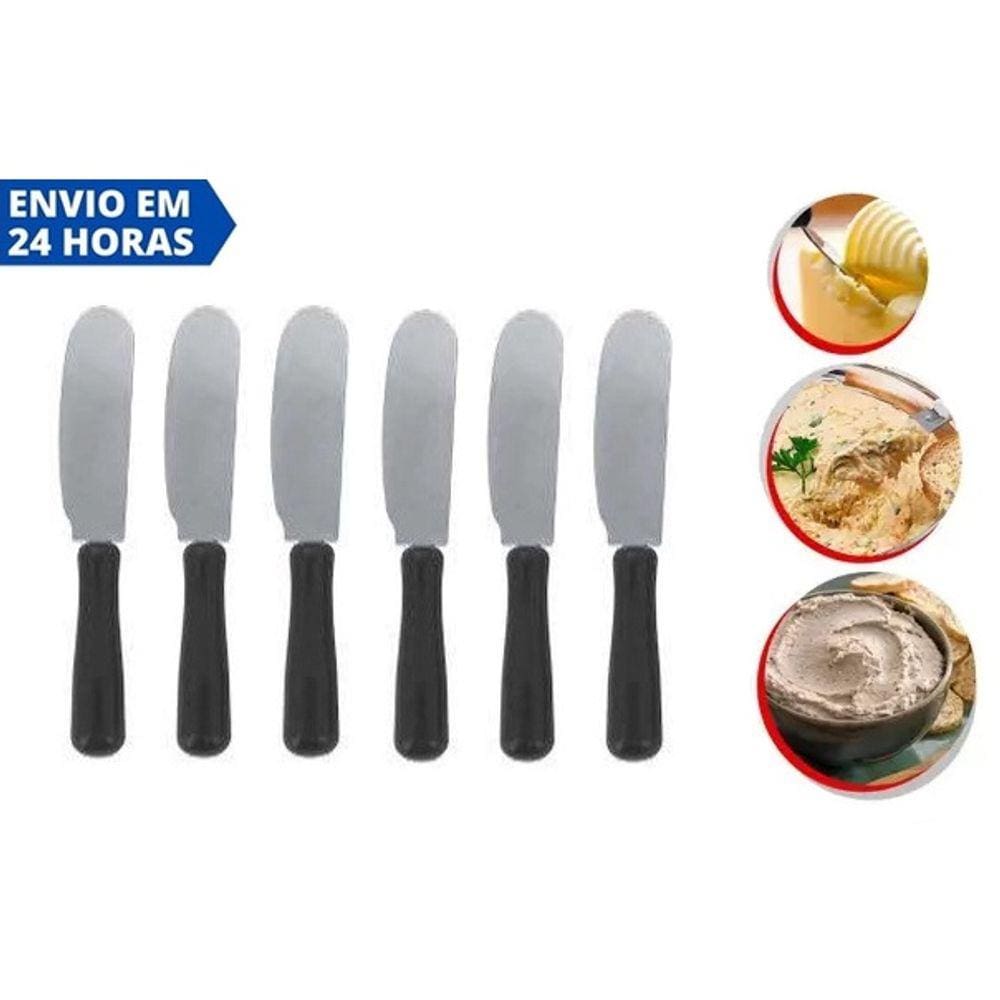 ESPÁTULA PARA MANTEIGA KIT COM 6 Peças PATÊ