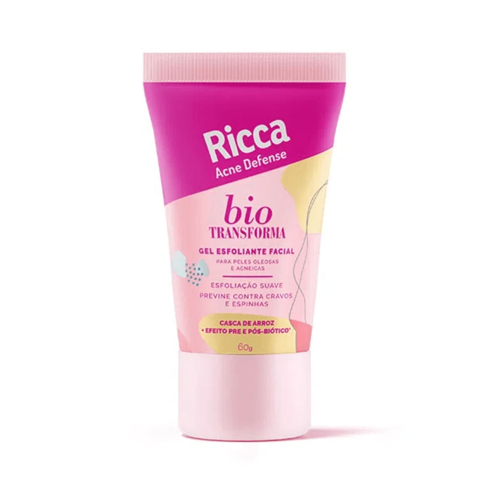 Gel Facial Ricca Esfoliante Acne Defense 60g