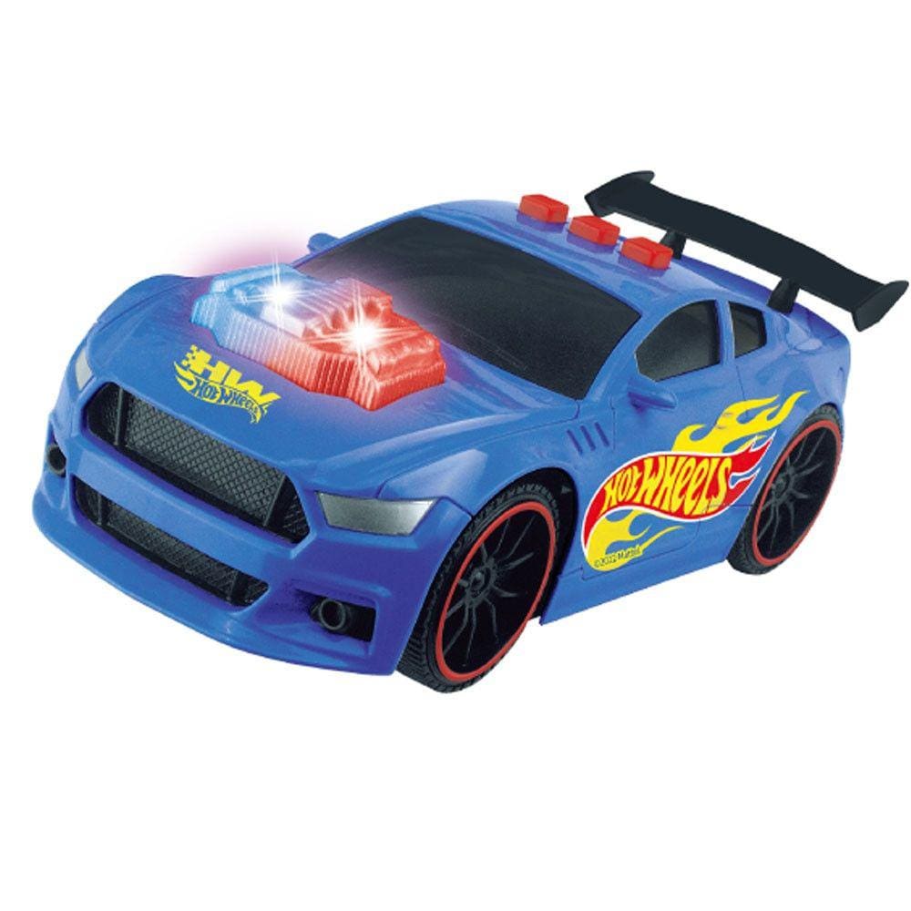 Hot Wheels Carro Speed Power Azul com Luz e Som Multikids - BR1821