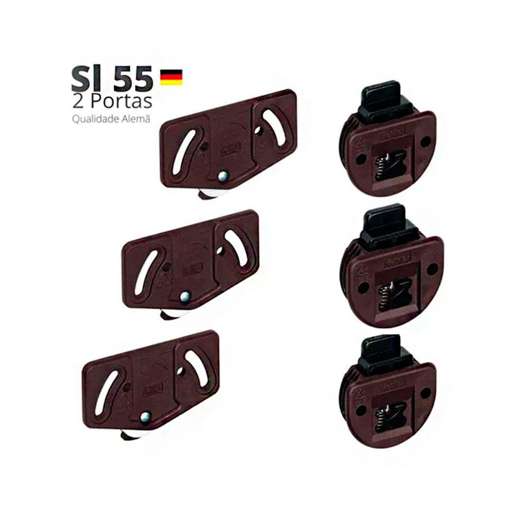 Sistema De Portas De Correr Sl 55 Hettich 2 Portas