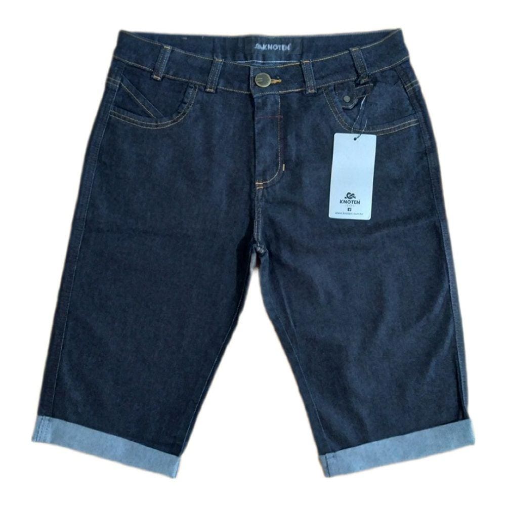 Bermuda Jeans Masculina Com Elastano Strech Qualidade Premiu