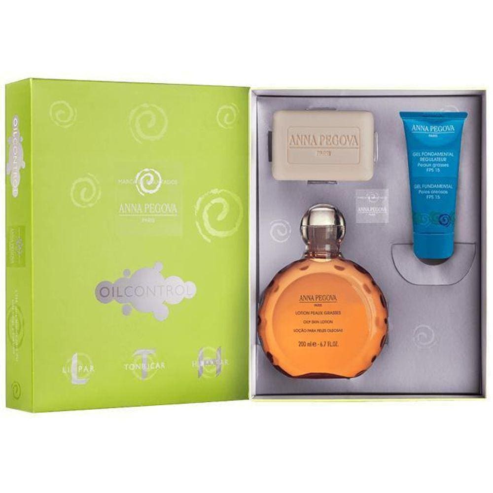 Kit Anna Pegova Lth Oil Control Peles Oleosas  3 Produtos