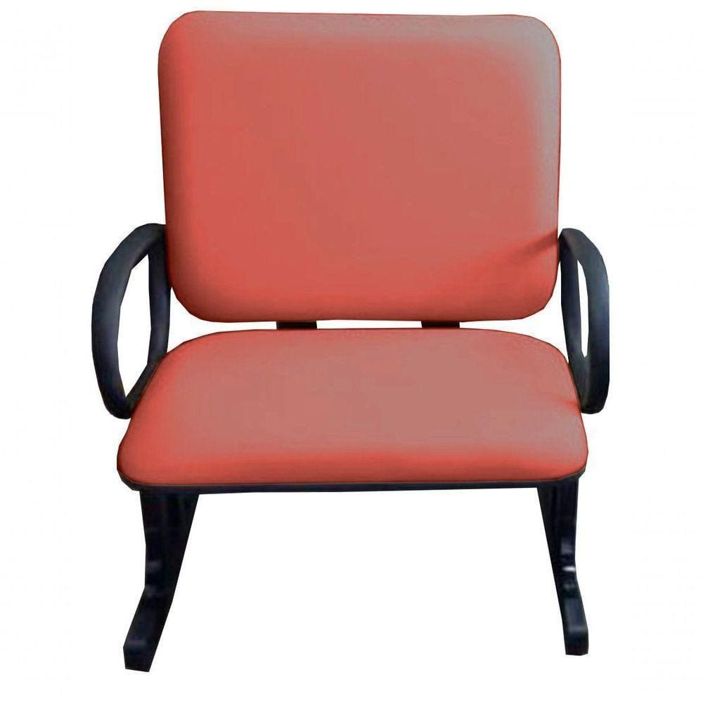 Cadeira Para Escritório Para Obesos Até 250kg Vermelho