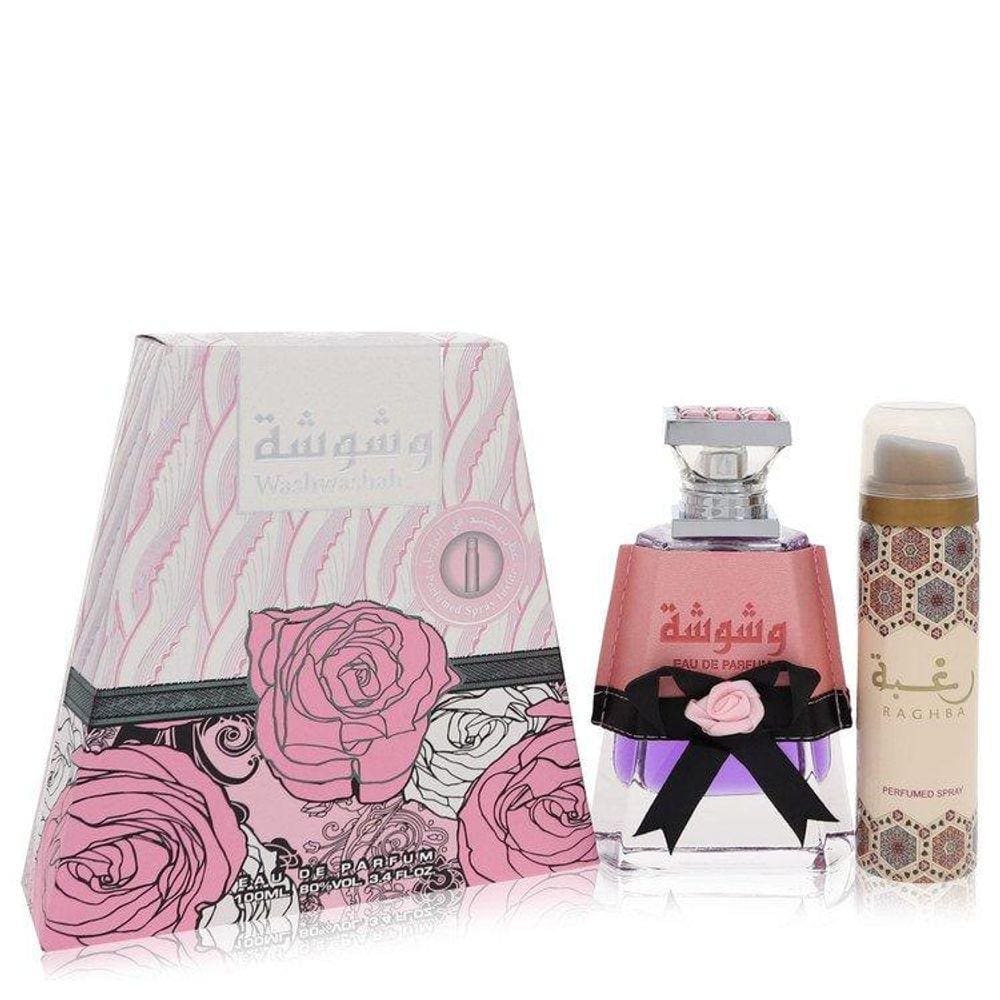 Perfume Feminino Washwashah Lattafa 100 ml Eau De Parfum Plus 50 ml Desodorante