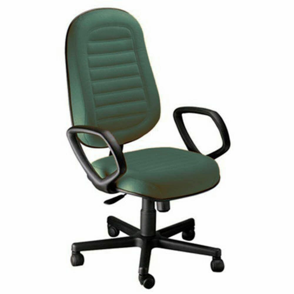 Cadeira Presidente Gomada Com Braços Linha Blenda Verde