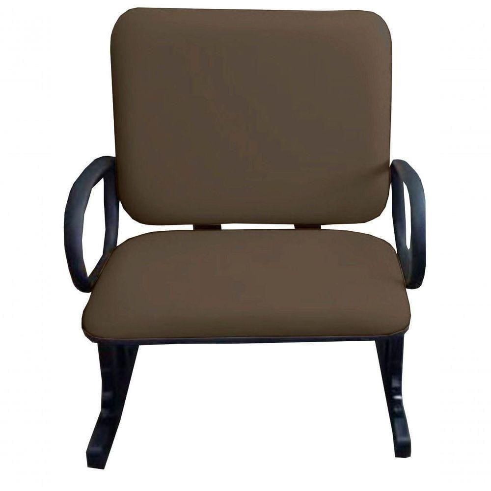 Cadeira Para Escritório Para Obesos Até 250kg Marrom