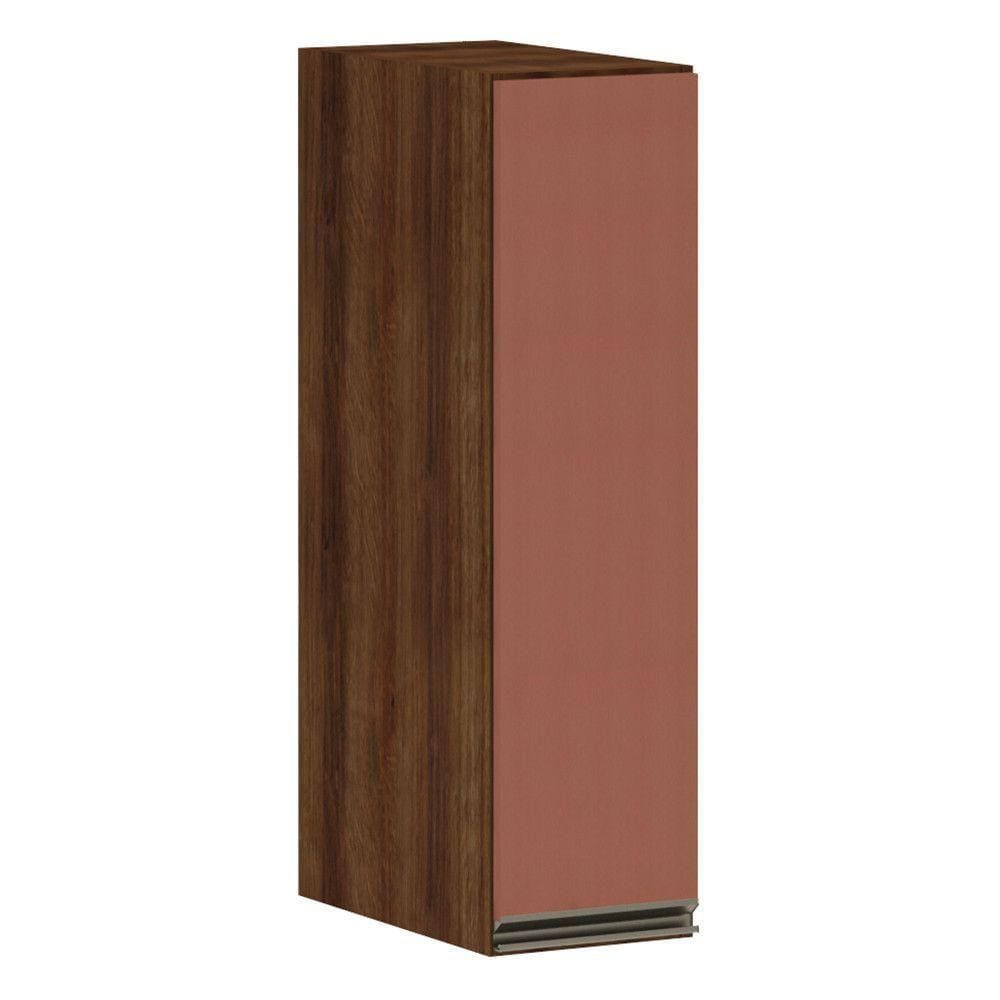 Armário Para Cozinha 20 Cm 1 Porta Dourado Com Gaia