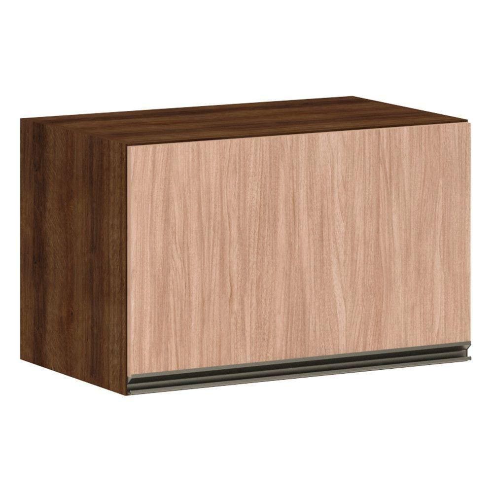 Armário Para Cozinha 60 Cm 1 Porta Dourado Com Cumaru