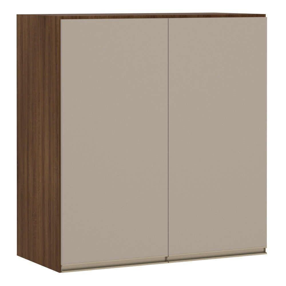 Armário Para Cozinha 70 Cm 2 Portas Dourado Com Connect