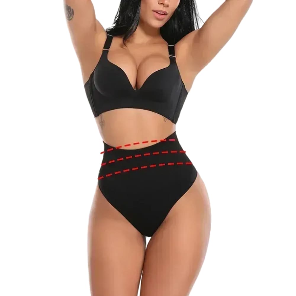 Cinta Modeladora Tecido Fino Cintura Alta C55