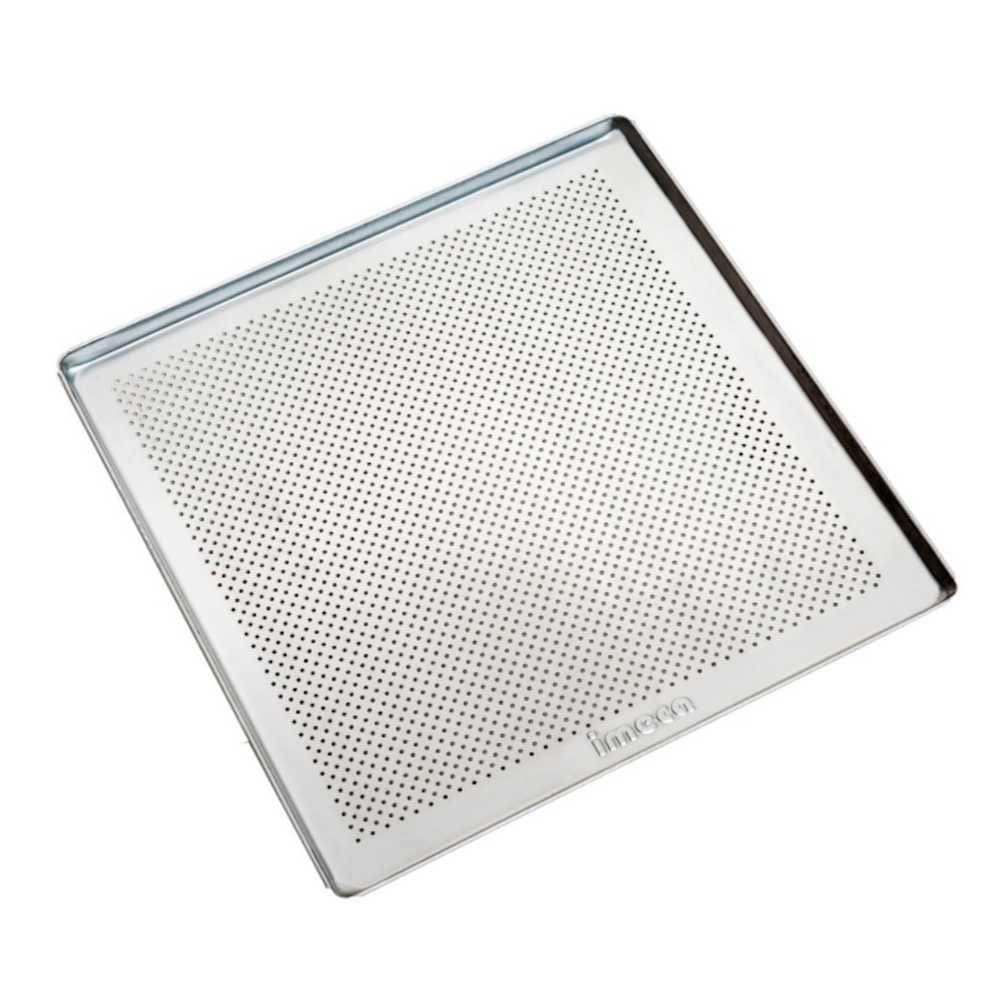 Kit com 8 assadeiras 35x35x1 Perfurada Estampada - Imeca