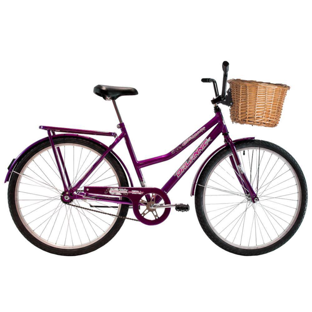 Bicicleta Dalannio Bike Classic Aro 26 Rígida 1 Marcha - Violeta