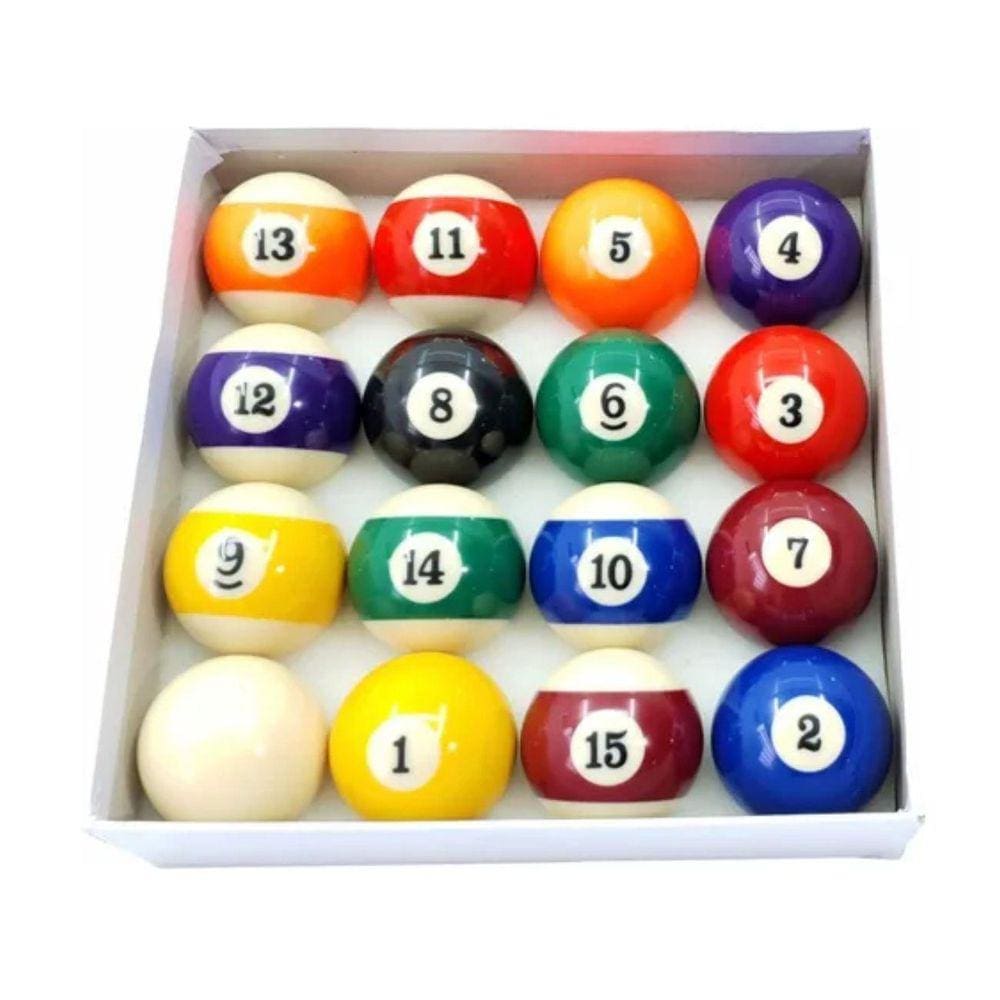 Jogo de bolas sinuca snooker 52mm oito bolas