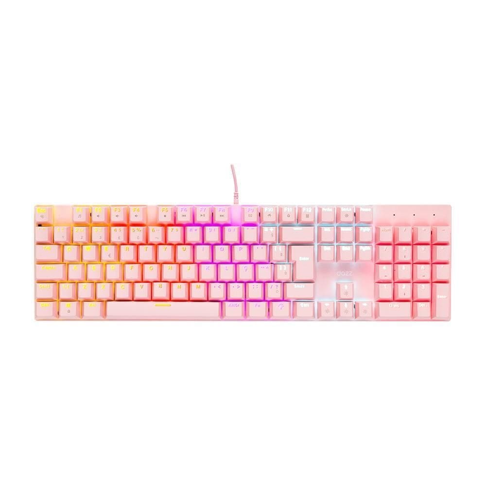 Teclado Mecanico Gamer Orion Essential Blue Rgb Dazz Rosa