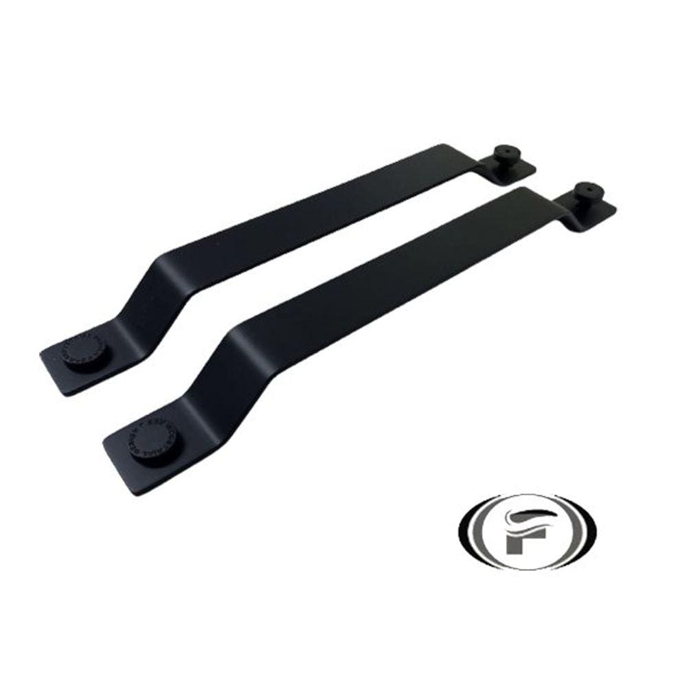 Puxador Para Porta Nord 300mm Duplo Preto Zen UNICO