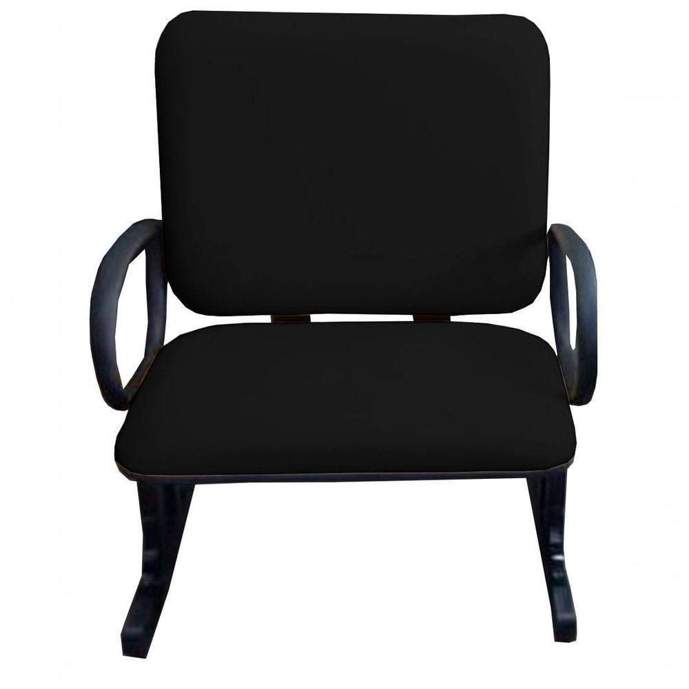 Cadeira Para Escritório Para Obesos Até 250kg Preto