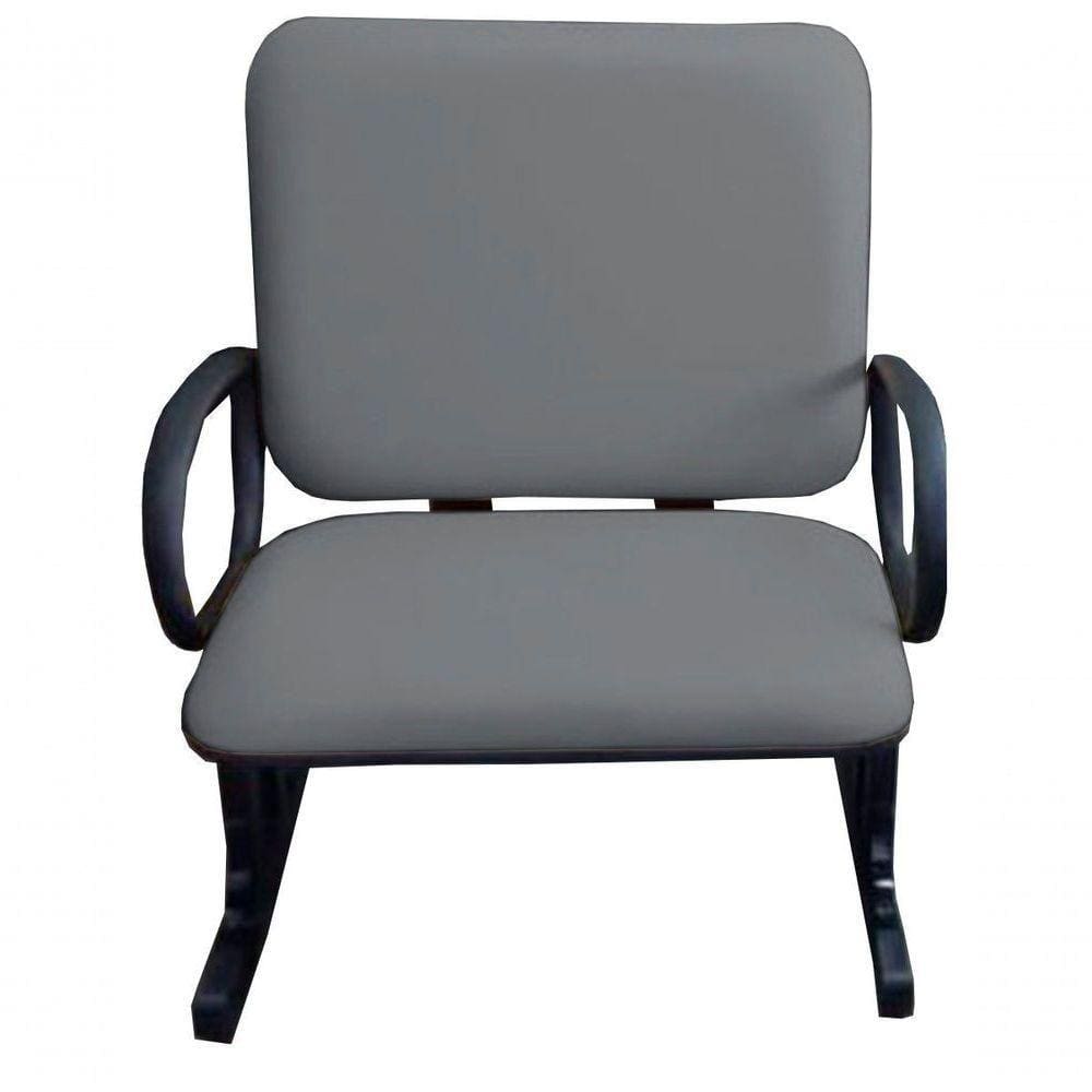 Cadeira Para Escritório Para Obesos Até 250kg Cinza