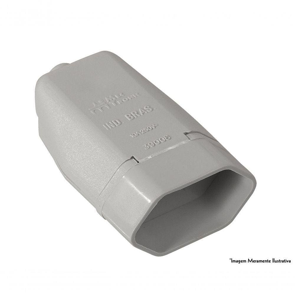 Plug Femea Prolong 2P 10A/250V Cz 39008 Ffpb10-2 C/10Pcs