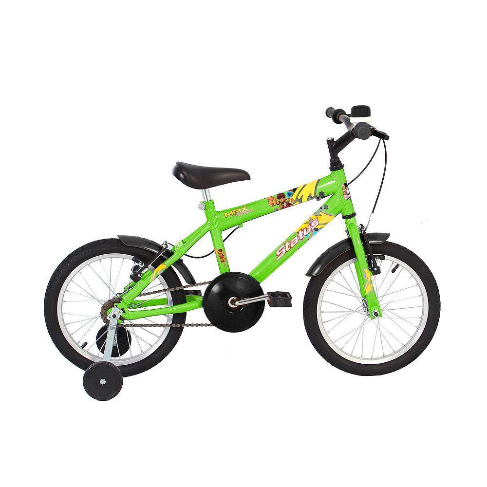 Bicicleta Status Bike Max Force Aro 16 Rígida 1 Marcha - Preto
