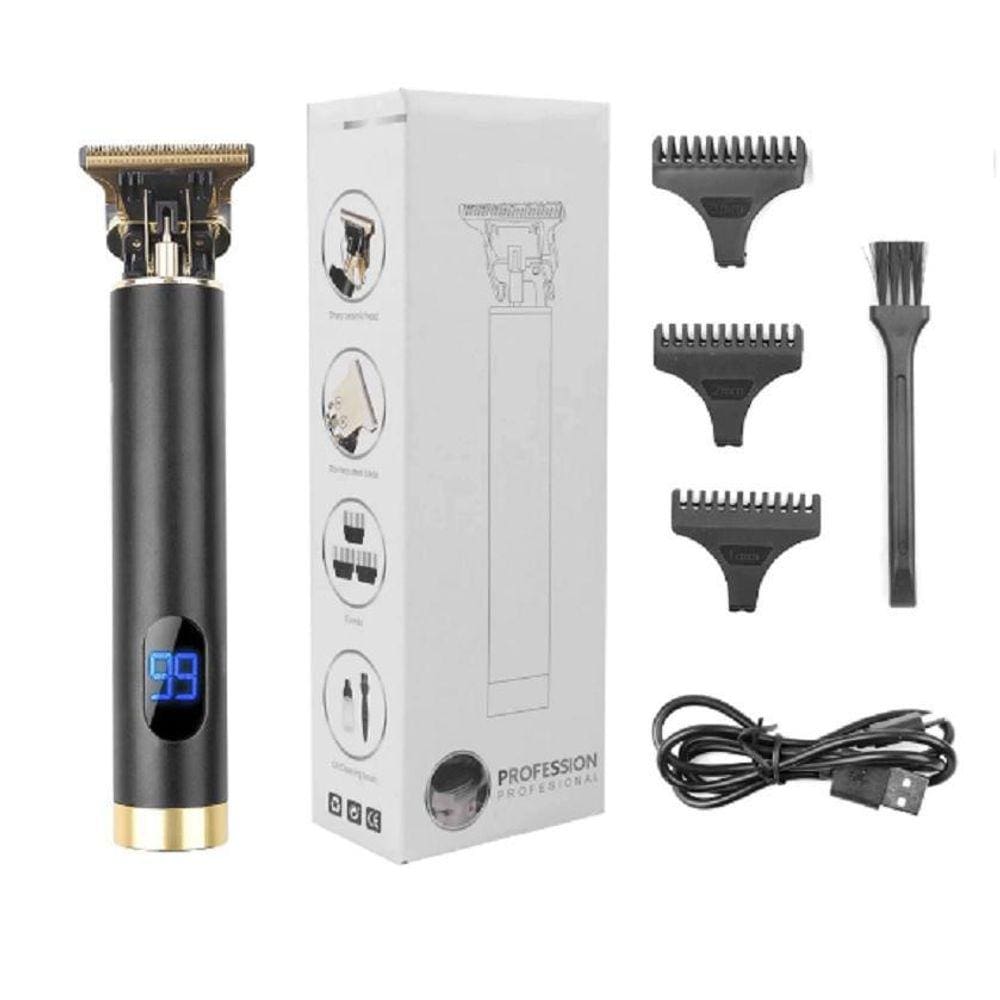 Barbeador De Cabelos Digital Clipper T9 Preto