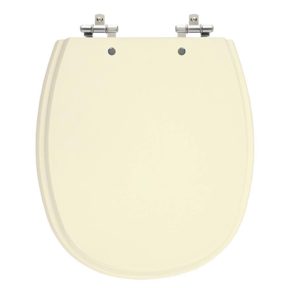 Assento Laqueado Aspen Creme Tampa Para Vaso Deca Em Mdf