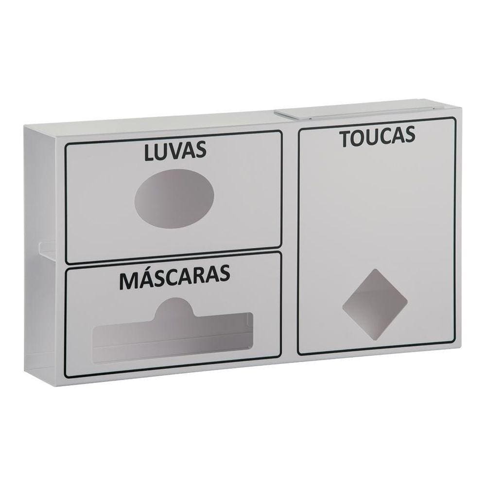Dispenser Triplo Epi Luva Máscara E Touca Ramebel