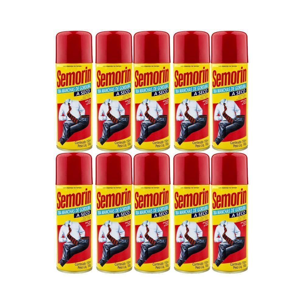 Tira Manchas De Gordura Com Esponja A Seco Semorin Kit 10