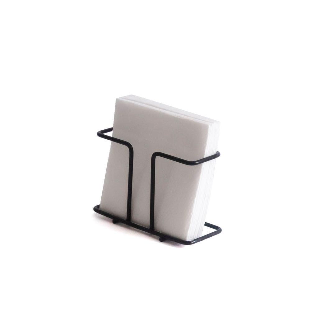Suporte Porta Guardanapo de Papel Aramado Jomer Preto 2432