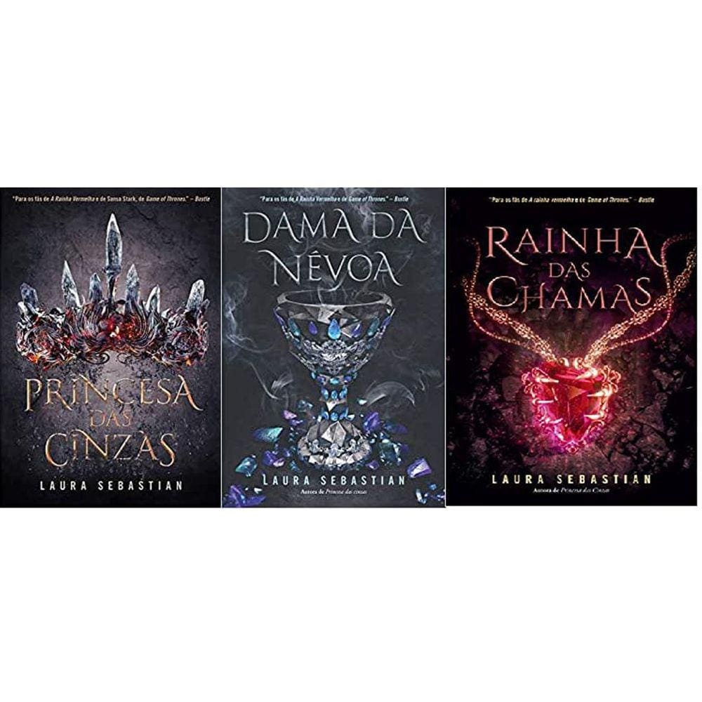 Kit 3 Livros Laura Sebastian Princesa Cinzas + Dama Névoa +1