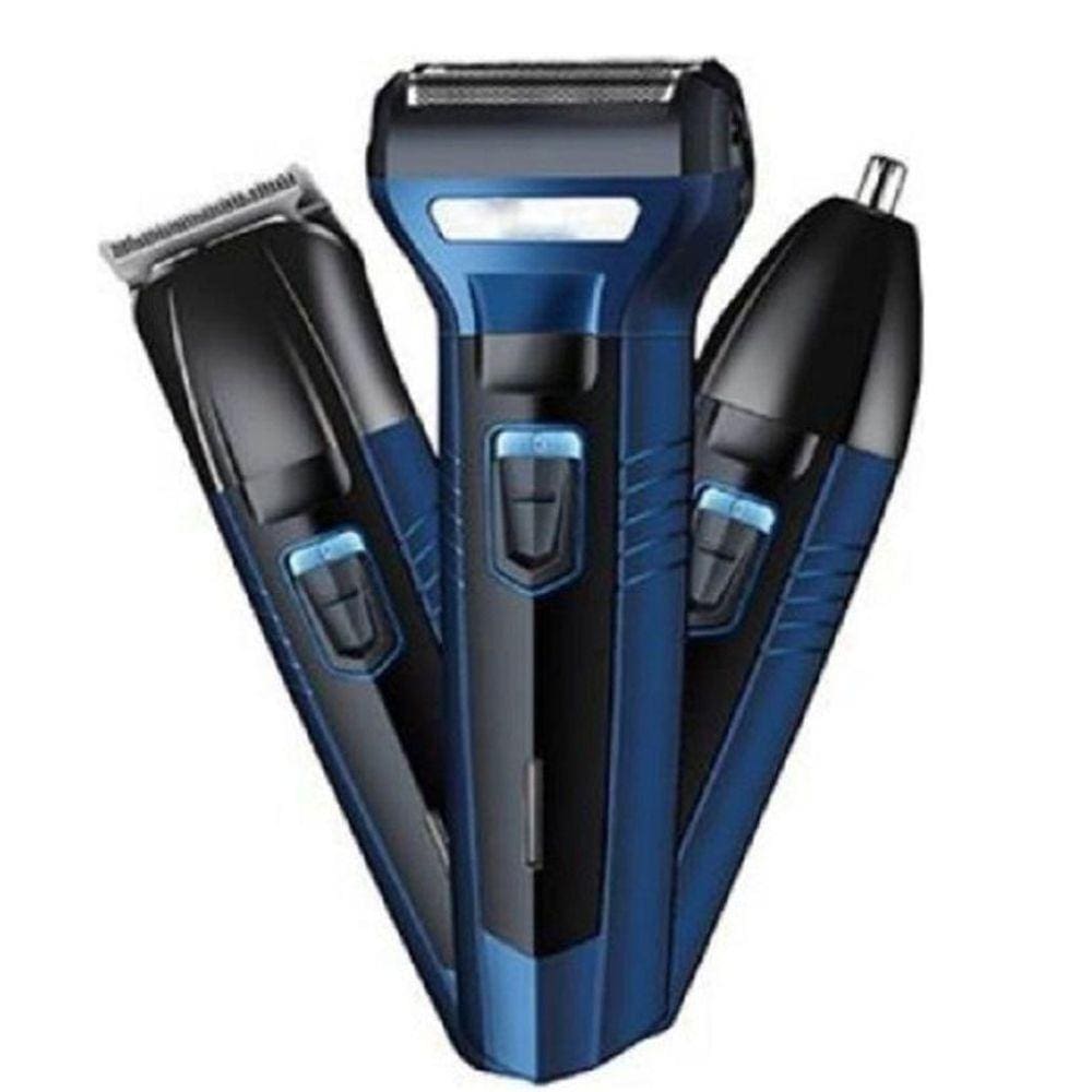 Maquininha De Barbear Depilador Aparador Pelos Masculino 3X1