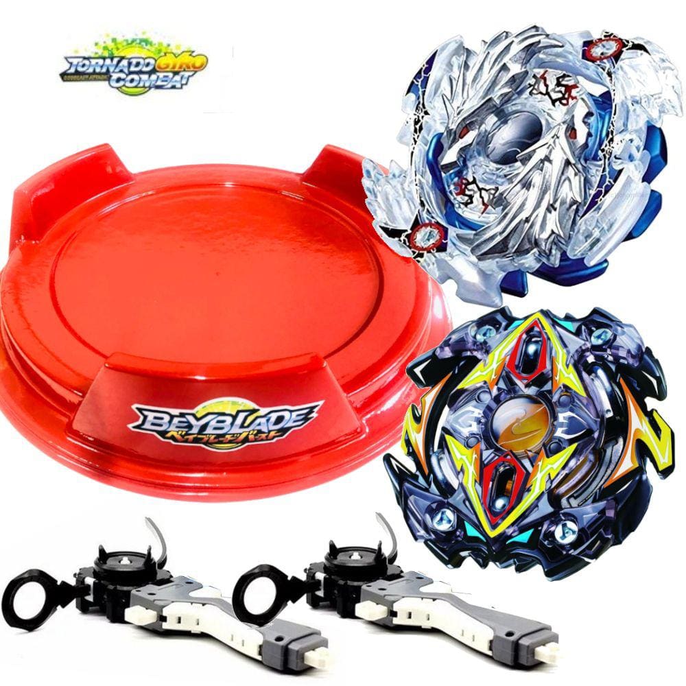 Beyblade Evolution Extreme Gyro Turbo com Lançador Super Rapido Speed Forte