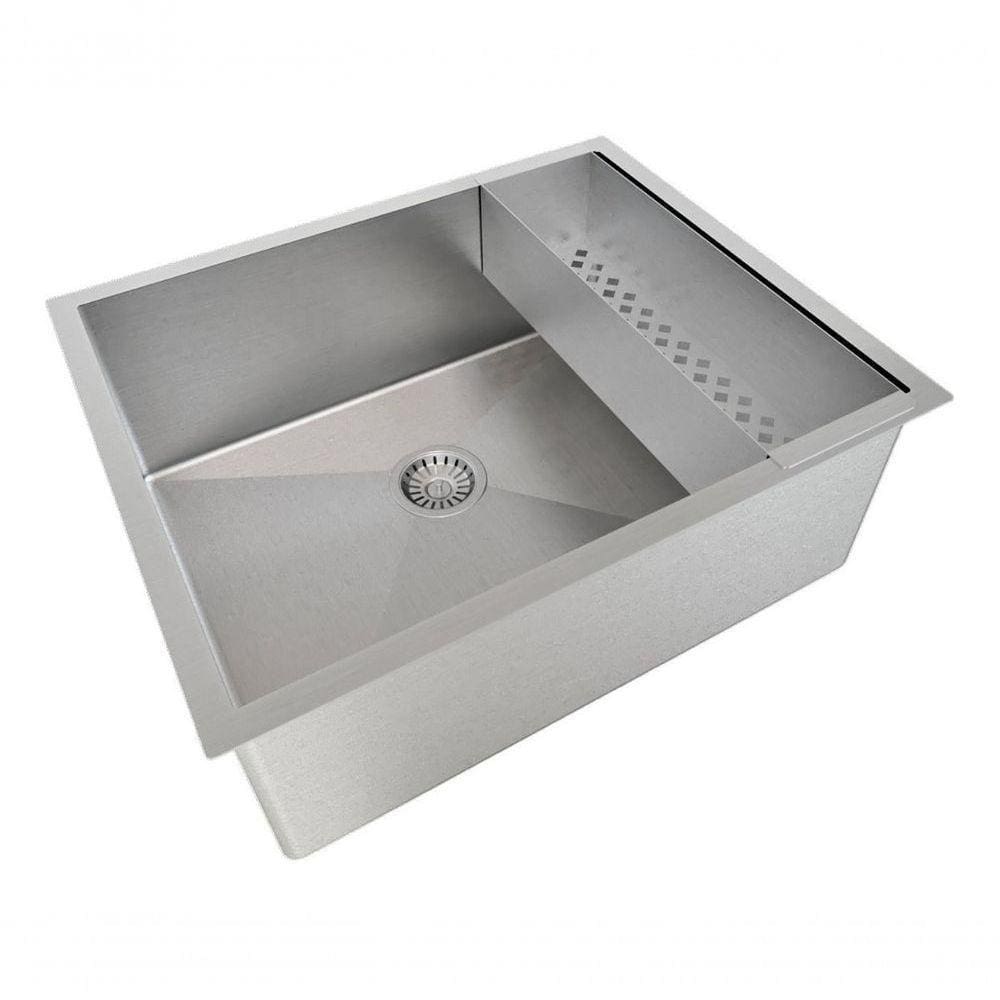 Cuba Pia De Inox C/ Escorredor 50X40 Quadrada Cozinha