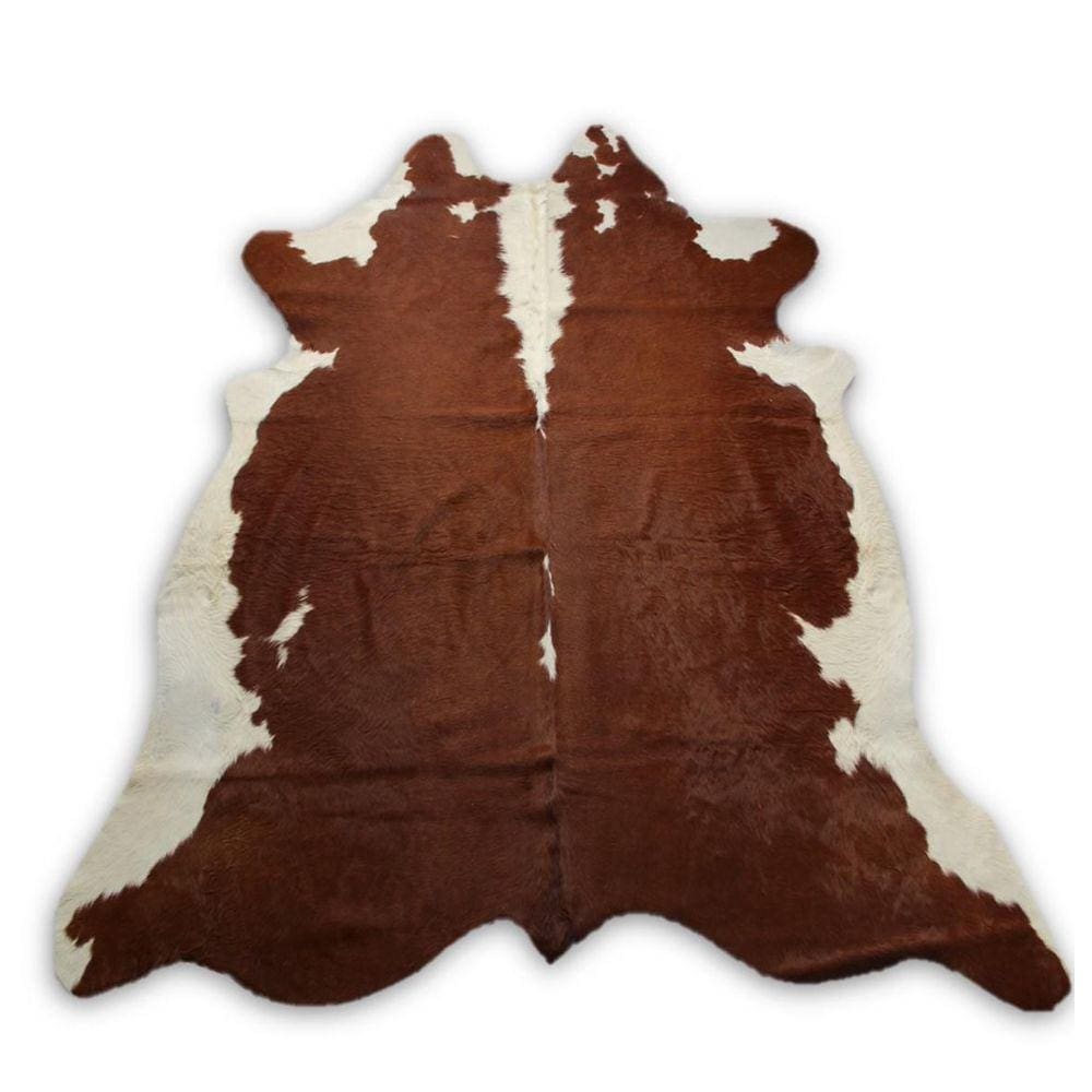 Tapete De Couro Natural  Formato Do Boi Hereford M