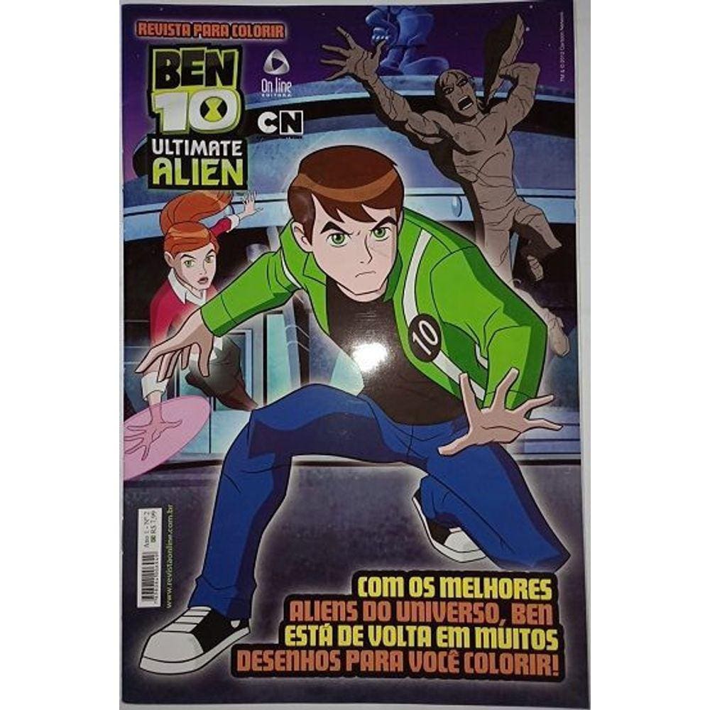 Revista Para Colorir Ben 10 Ultimate Alien | Extra