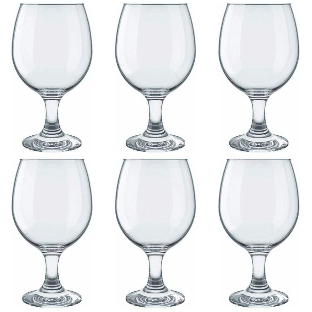 Jogo De Taças Agua Vinho Vidro Nadir Gallant 320ml Kit 6 Un