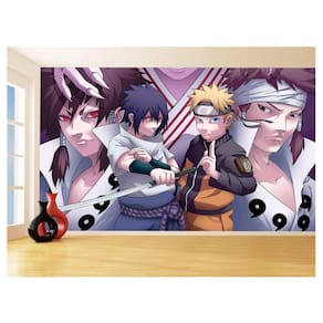 Quadro Anime Naruto Shippuden Desenho Com Moldura G02