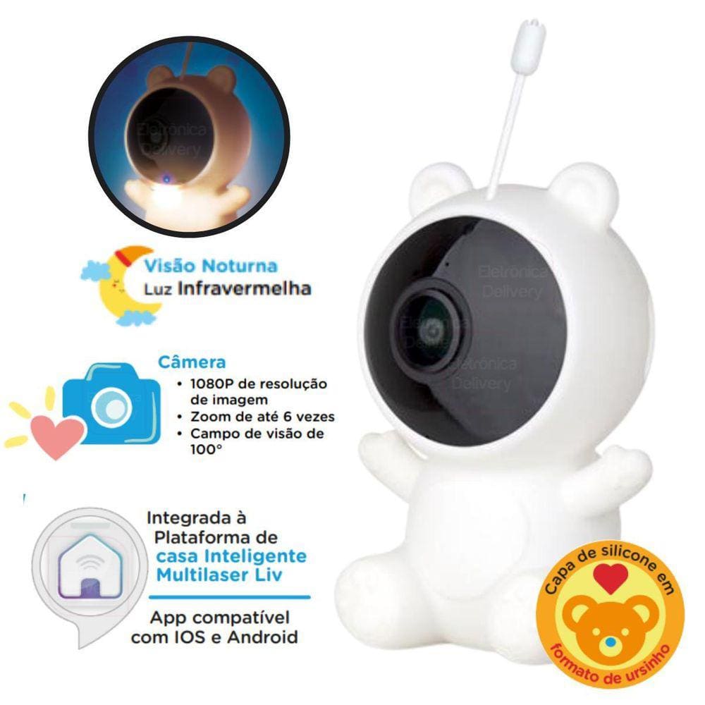 Baba Eletronica Wifi Peek-A-Boo Multikids Baby - Bb1156