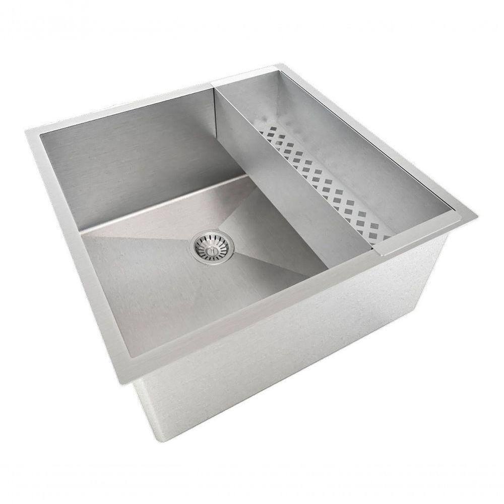 Cuba 40X40 Inox 304 Canal Escorredor Aço