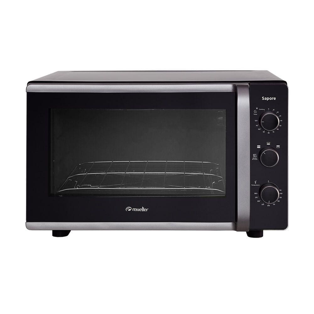 Forno Elétrico Mueller 44 Litros Preto Sapore – 127 Volts