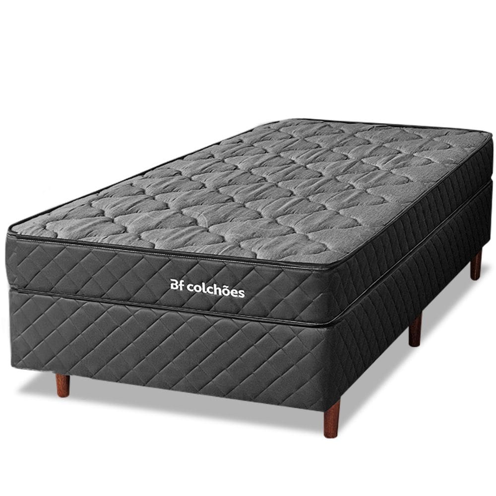 Cama Box Solteiro Ortopédico Espuma D45 Extra Firme 88x188x51cm BF Colchões