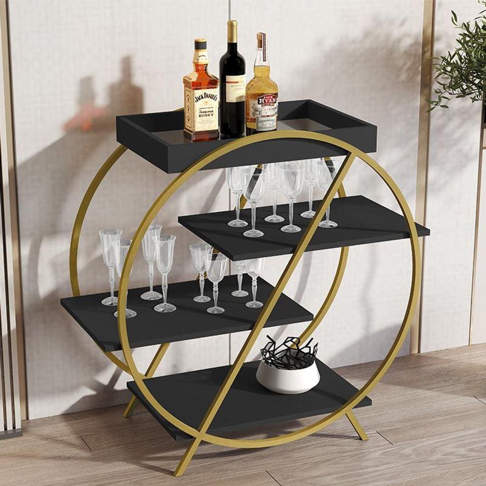 Aparador Barzinho JB 4009 com Pés de Ferro