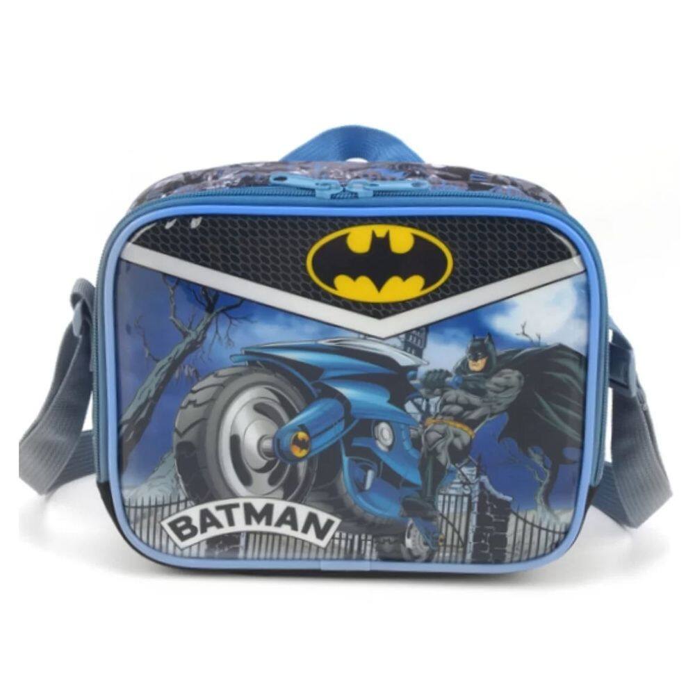 Lancheira Escolar Batman 37923 - Azul - Luxcel