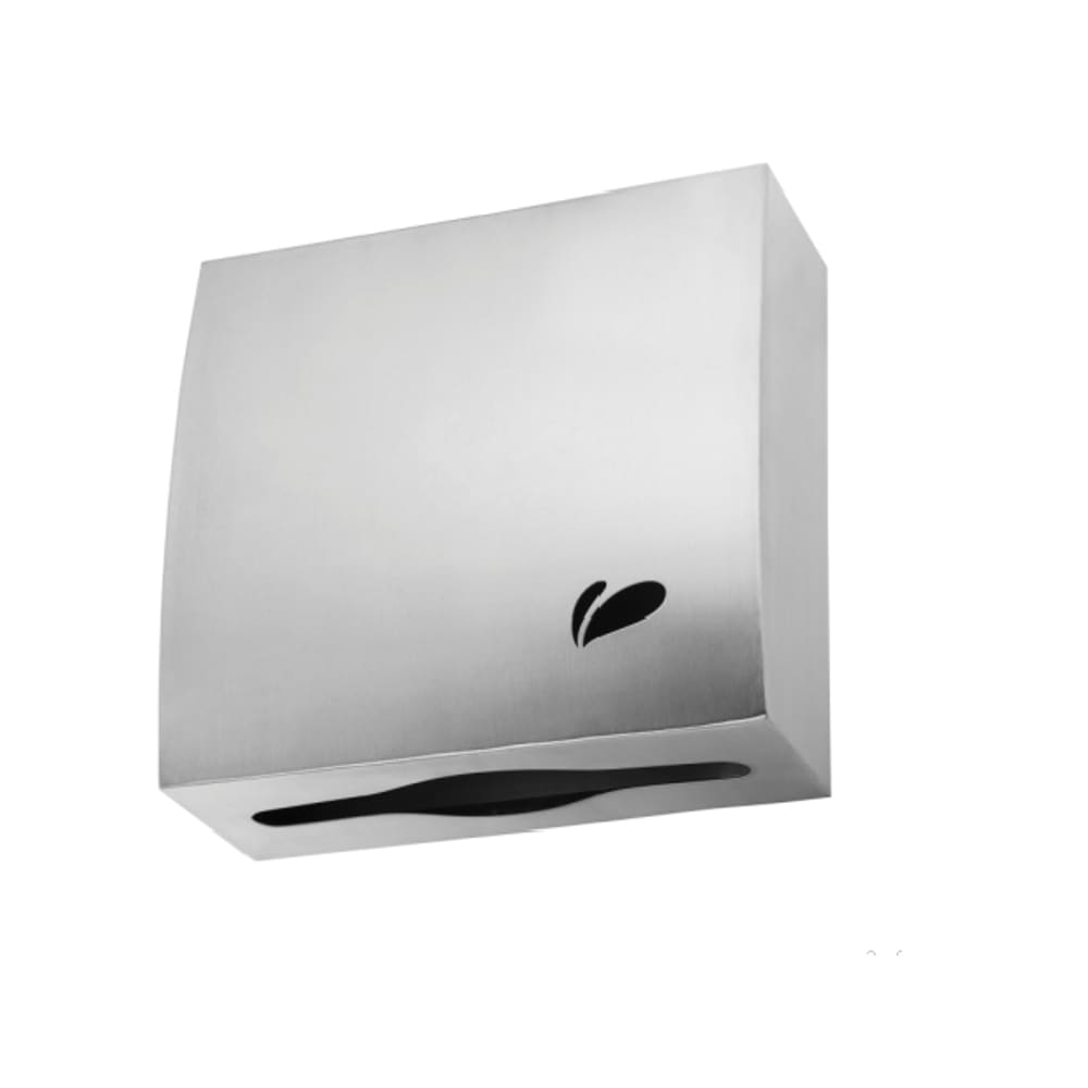 Toalheiro Inox Escovado Noble Papel Toalha Folhas Biovis