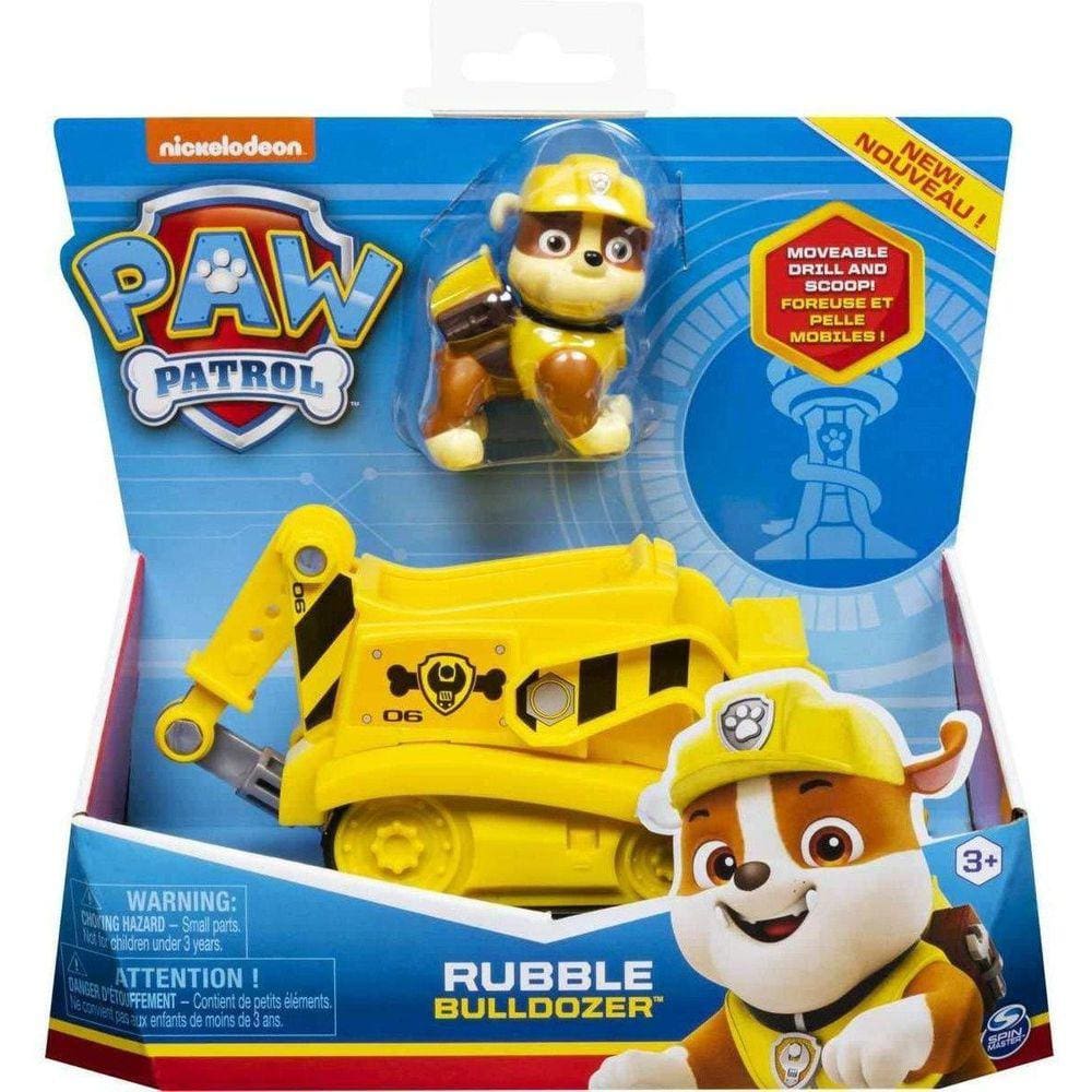 Brinquedo Figura E Veículo Patrulha Canina Rubble Sunny 1389