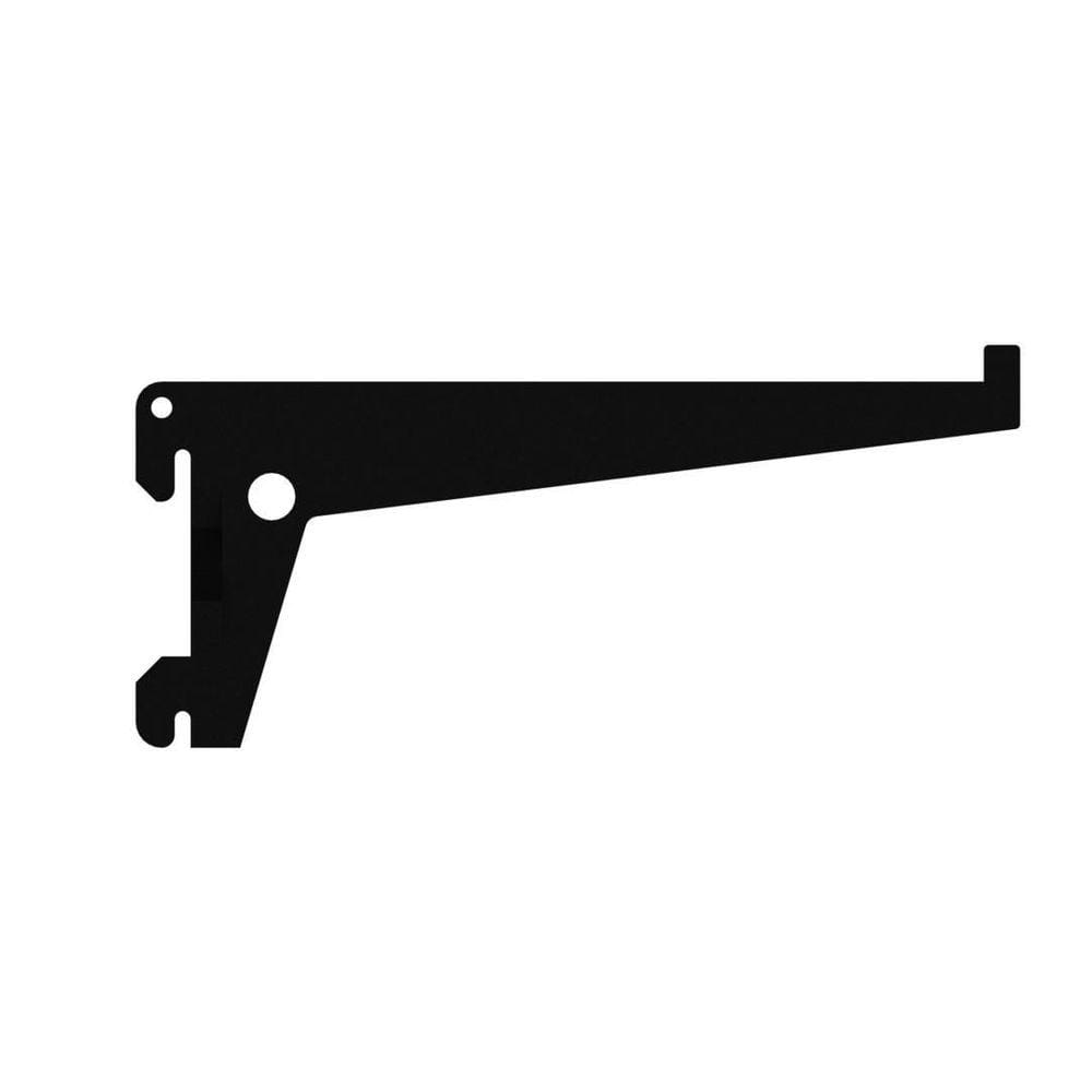 Suporte Para Trilho Simples 40Cm Preto - Brasforma