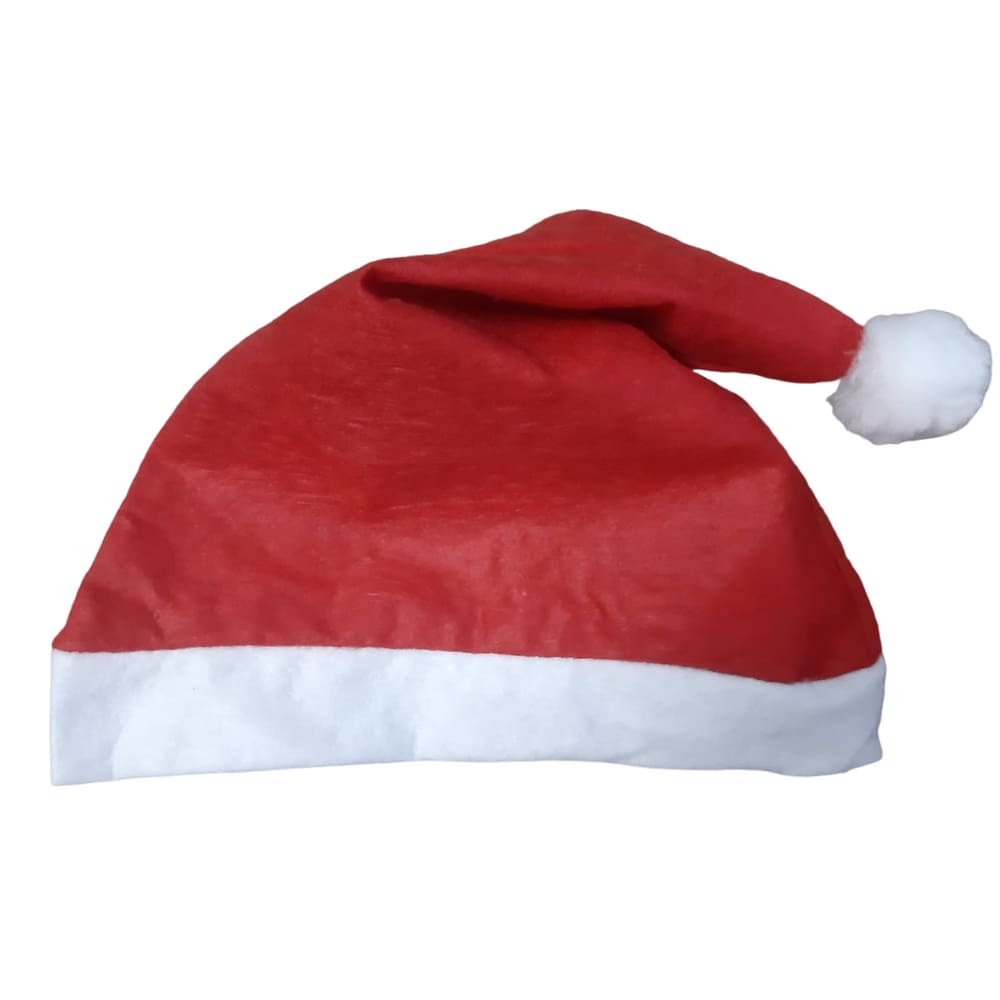 Gorro Papai Noel Vermelho Poliester 36 Cm Touca Natal