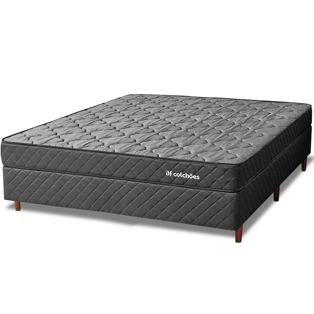 Cama Box Casal Ortopédico Espuma D45 Extra Firme 138x188x51cm BF Colchões