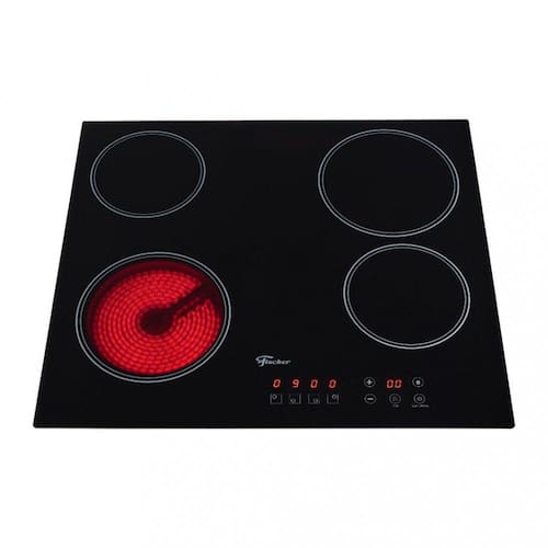 imagem-Cooktop Elétrico 4 Bocas Fischer Mesa Vitrocerâmica Touch - 220V