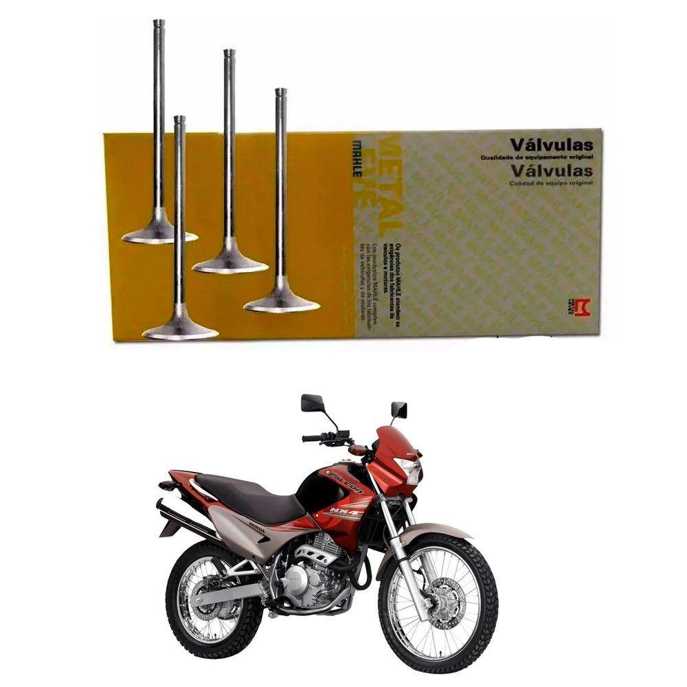 kit Válvulas Admissão Escape Nx 400 Falcon Metal Leve