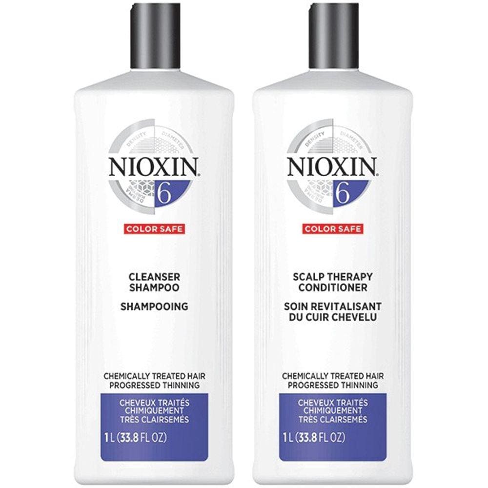 Kit Nioxin Hair System 6 Shampoo e Condicionador 1000ml